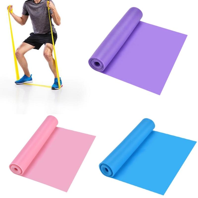 3Pcs Fitness Resistance Bands Yoga Workout Pull Rope Stretch Resistance Exercise Fitness Band for Stretching Enduring