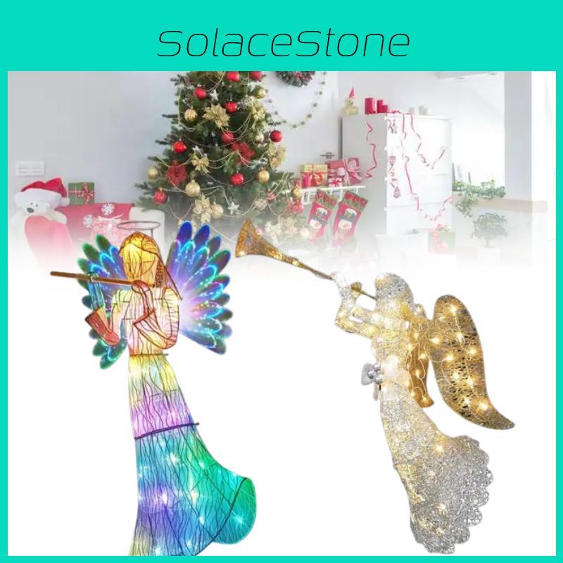 Luminous Outdoor Angel Statue Lights Decoration 2d Lighting Acrylic Ornament