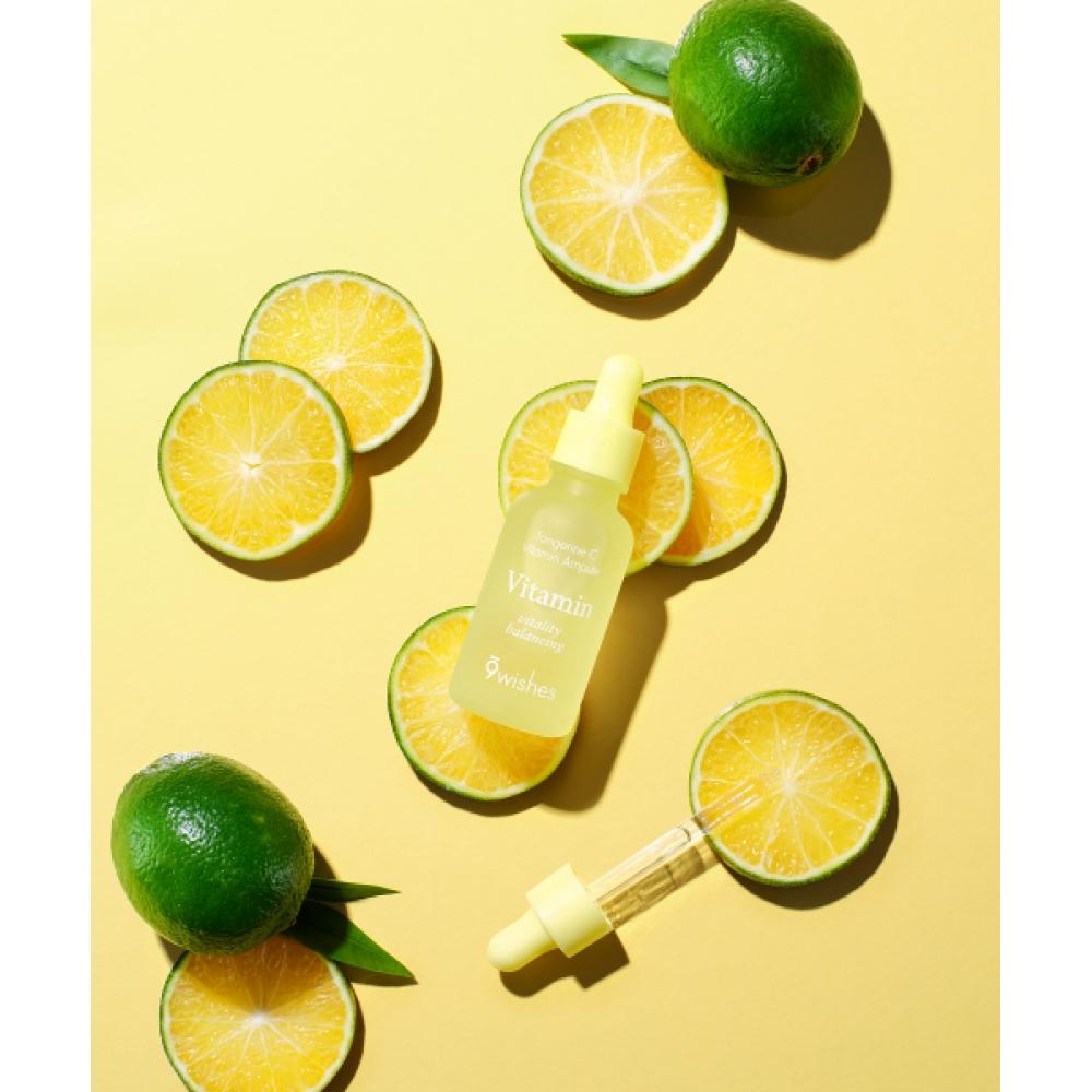 9wishes Jeju Green Mandarin Seed Vitamin Ampoule 30ml NONE