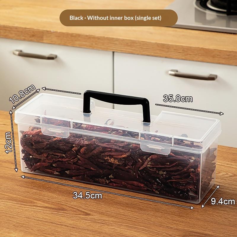 1Pcs Large Capacity Thickened Plastic Hardware Tool Storage Box With Handle Tool Organizer Box Transparent Handheld Toolbox A2