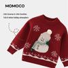 MOMOCO Girls' Fleece-Lined Festive Sweater