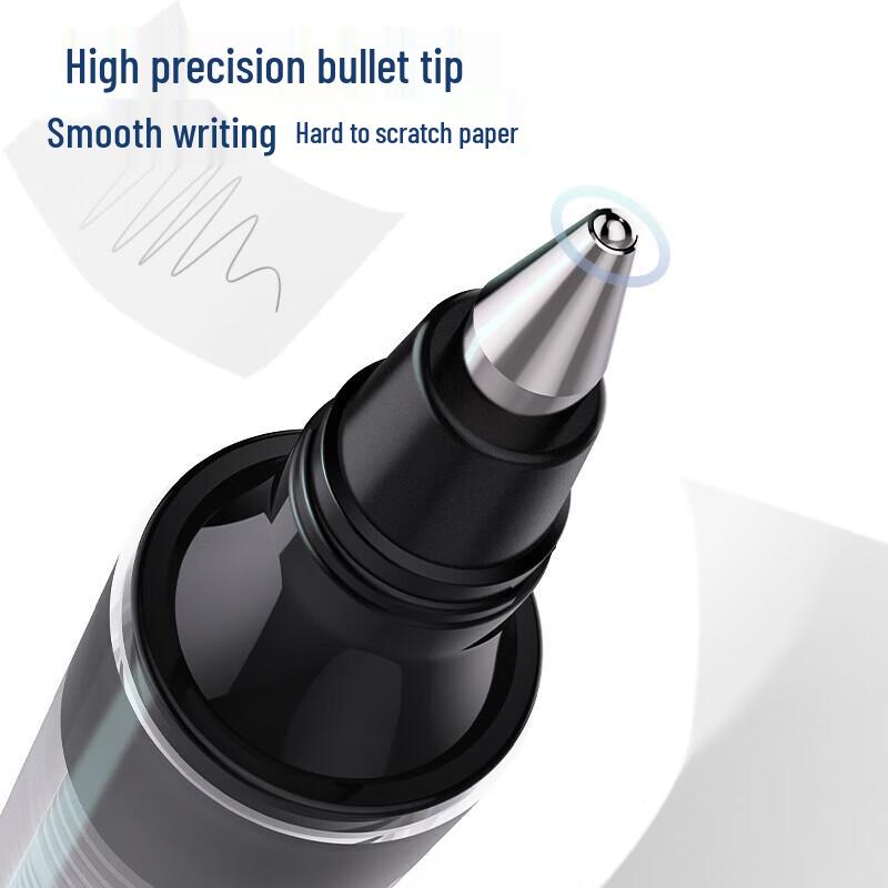 Deli S656 Black 0.5mm Gel Pen - Box of 12