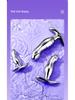 Elegante Butt Plug Metallico con Ingresso Posteriore in Lega di Alluminio