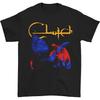 NEW Clutch Band T-shirt Black Short Sleeve All Sizes S To 5Xl 2F436