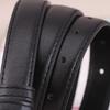 Retro Gürtel im koreanischen Stil mit Dornschließe aus dünnem Leder für Damen - Dekorativer Studentengürtel mit Kuh-Detail für Hosen und Röcke