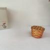 1 Pieza Cesta Mini de Bambú Tejida a Mano Caja de Regalo Caja de Almacenamiento, Regalo de Halloween Regalo de Navidad