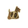 Scottish terrier, Aberdeen Terrier, Scottie, Aberdeenie - Dog brooch in decorative box, elegant gold-plated pin, Art-Dog brand jacket pin