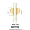 Nordic Style Wall-Mounted Metal Vase for Fresh Flowers: No-Punching Indoor Hanging Ornament