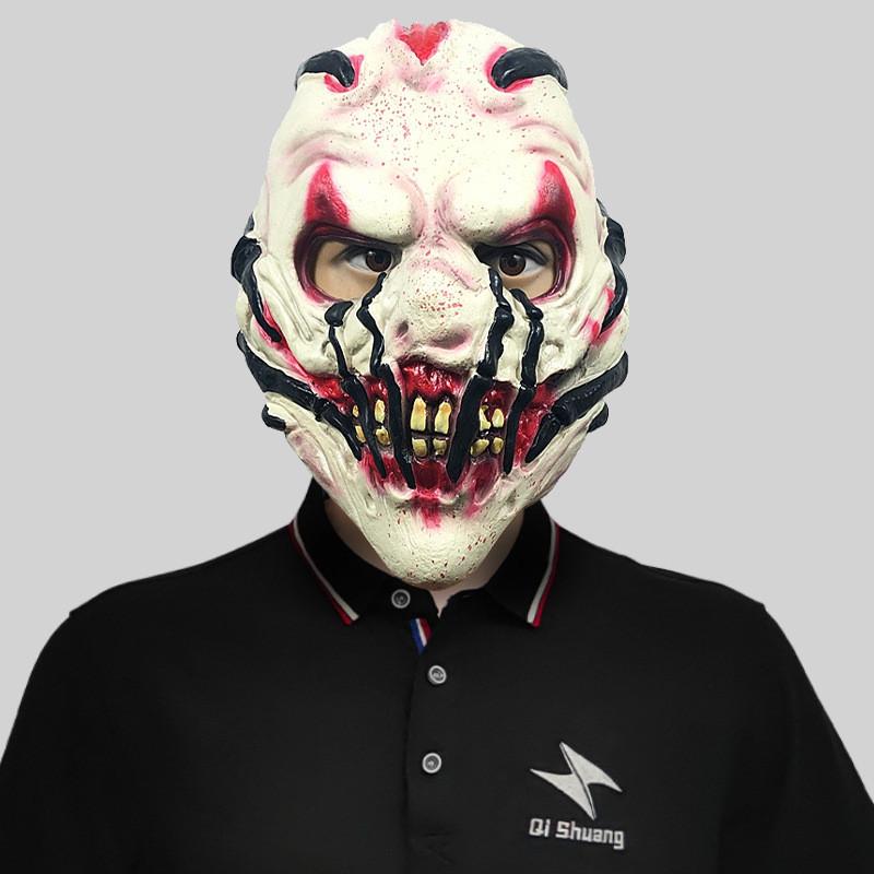 

Ужасающая маска зомби Черный коготь для Хэллоуина, праздников и костюмов для вечеринок