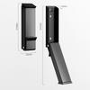 Doorstopper Door Stop For Offices Black Indoor Outdoor Door Stop Easy Adjustment Flexible Installation Options
