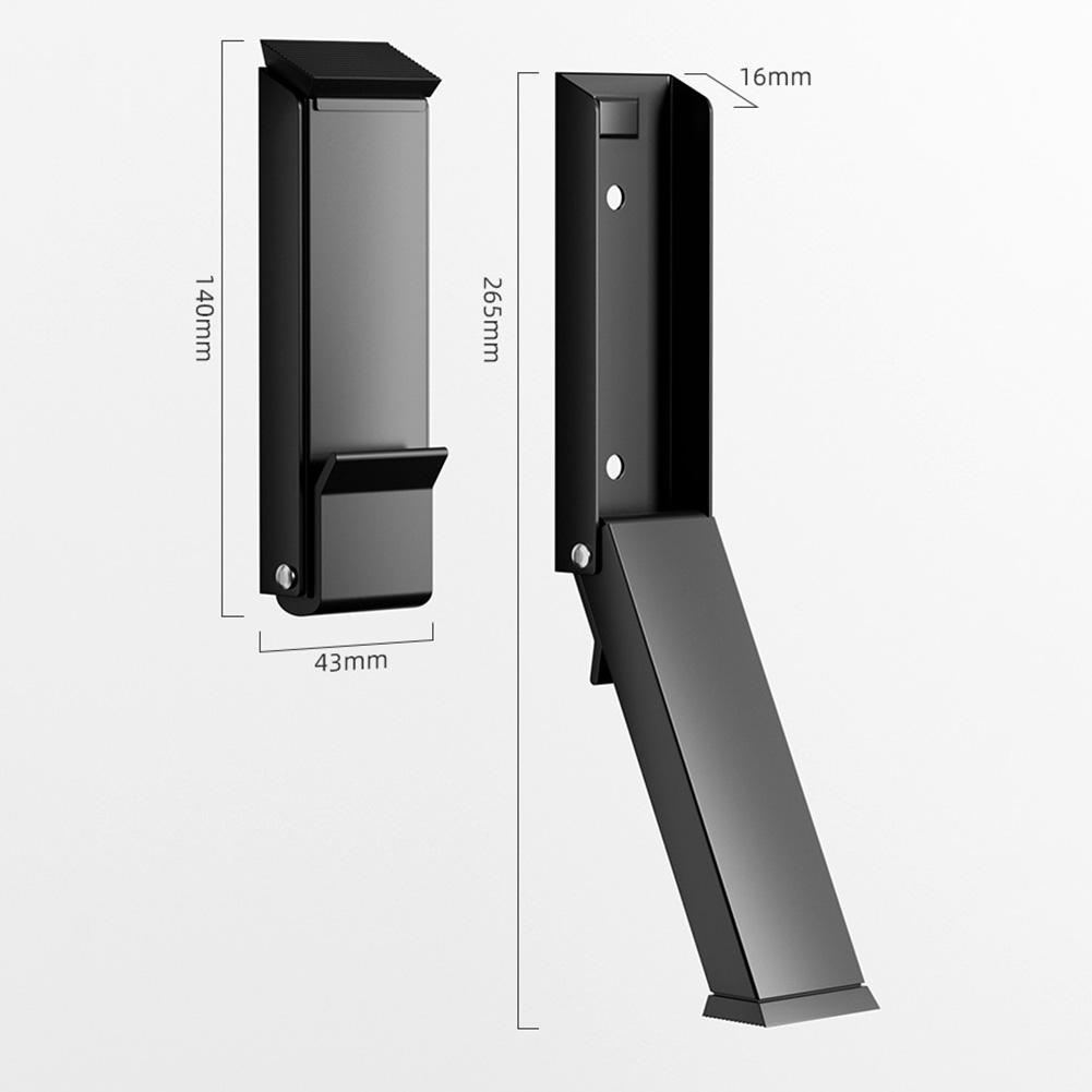 Doorstopper Door Stop For Offices Black Indoor Outdoor Door Stop Easy Adjustment Flexible Installation Options