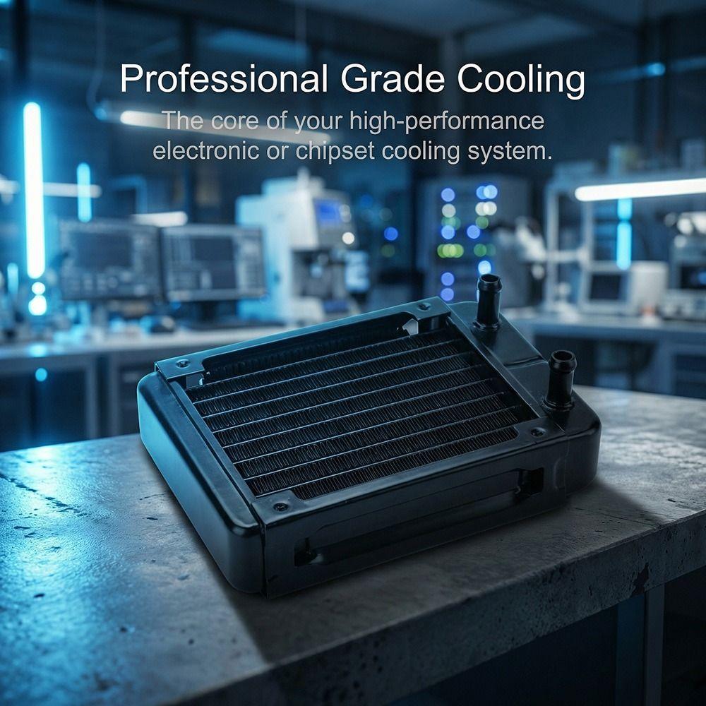 120MM Water Cooling Radiator 10 Tubes High Performance CPU Water Cooling Radiator PC CPU Water Cool System Radiator Gaming PC