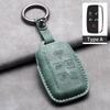 Sheepskin Grain Car Key Case Protector Full Cover For Land Rover Discovery Range Rover Evoque Velar Sport Auto Inter Accessories