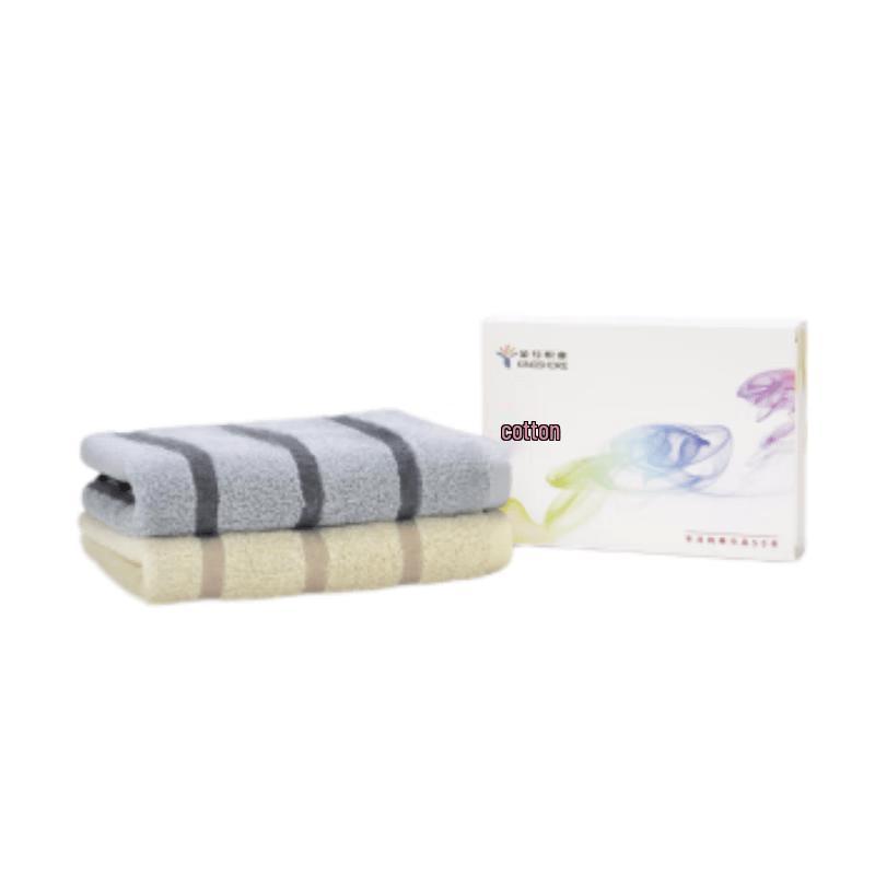 KING SHORE HY1698-1 Однотонное хлопковое полотенце 66g