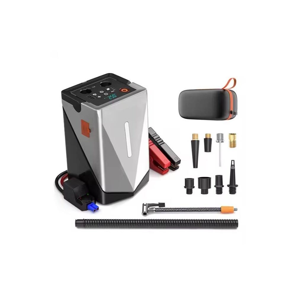 

Portable Car Jump Starter Electric Air Blower Car Air Compressor1000A 14.8V 150PSI 12000mAh Inflation Pump Suction Blowing all-in-one New 14.8V Multi