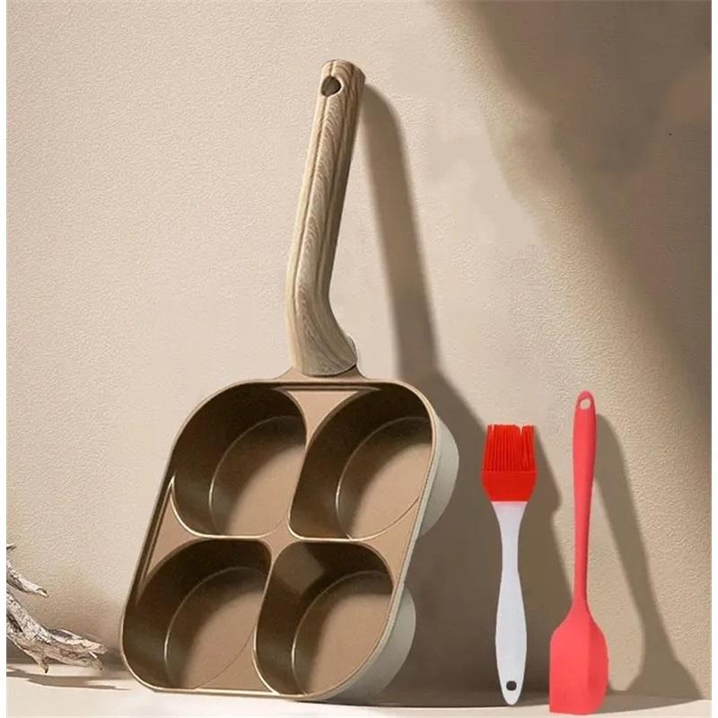 3 In 1 Frying Pan Breakfast Pan Non Stick Pan Omelette Egg And Burger Non Stick Thickened Pan