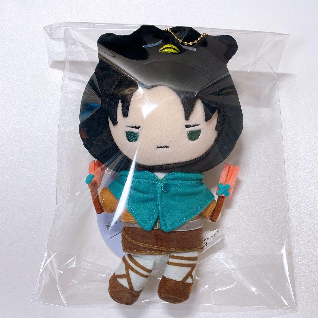 

[USED] Attack on Titan Sanrio Squishy Mascot Keychain Levi