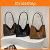 Minimalist And Modern Pu Tote Bag For Women In Brown With Generous Space Perfect For Use Daily