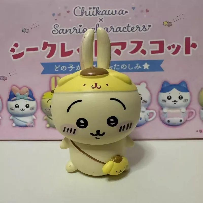Chikawas Anime Figures Cartoon Cup Chikawas Hachiware Usagi Cartoon Cute Figure Model Ornaments Collection Box Toys Gift