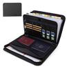 Expandable Fireproof File Folder Large Capacity Accordion File Folder with 13 Label Slots And Lock Waterproof Dustproof A4 Document Organizer