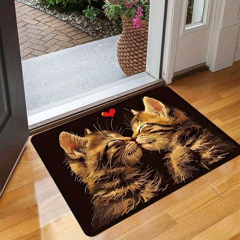 1 Stück Baufahrzeug Muster Fußmatten Küchenteppiche Rutschfest Pop Wohnzimmerteppiche Badematte Teppich für Zuhause Spüle Wäsche Dekor