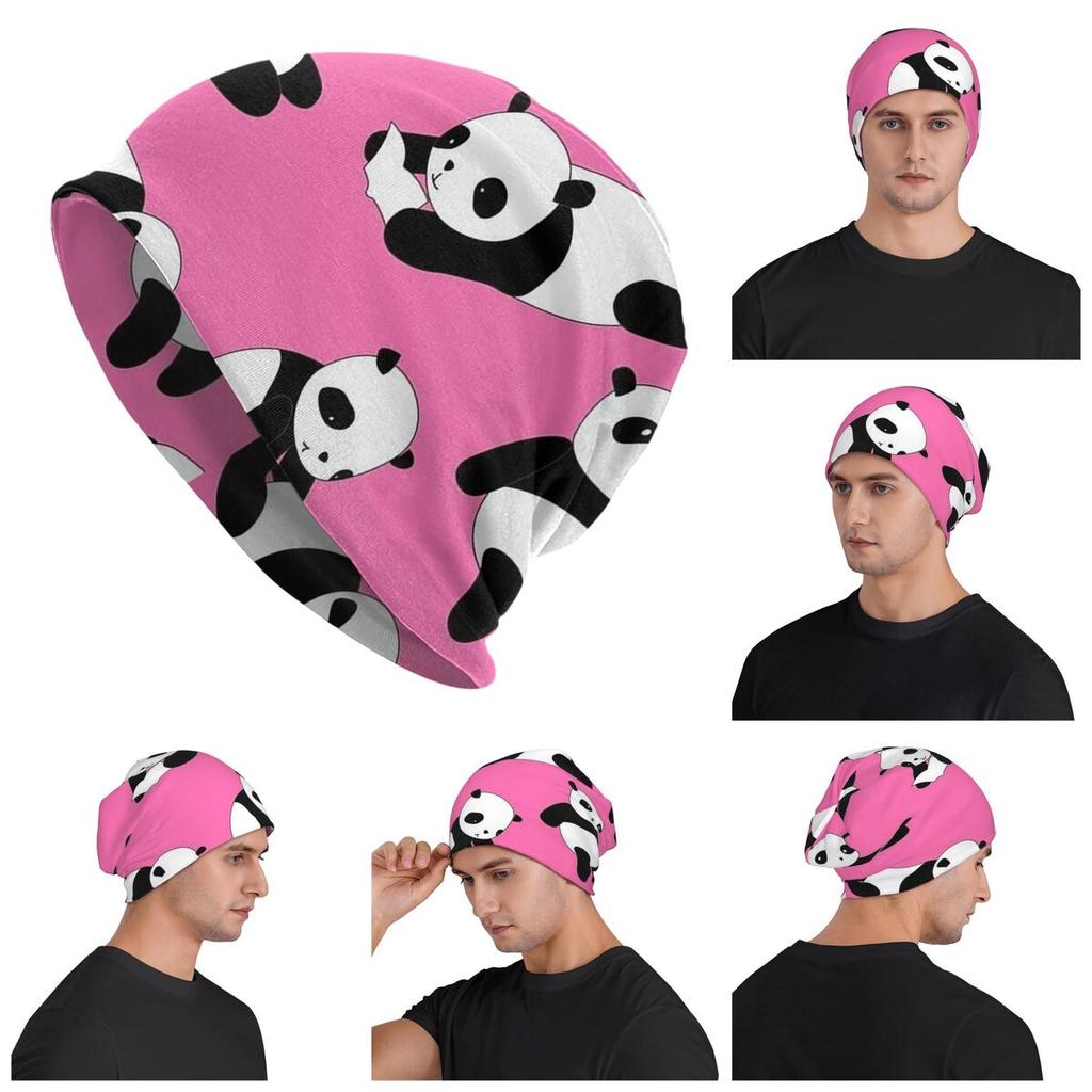 Cute Panda Unisex Adult Beanies Caps Knitting Bonnet Hat Warm Hip Hop Autumn Winter Outdoor Skullies Hats