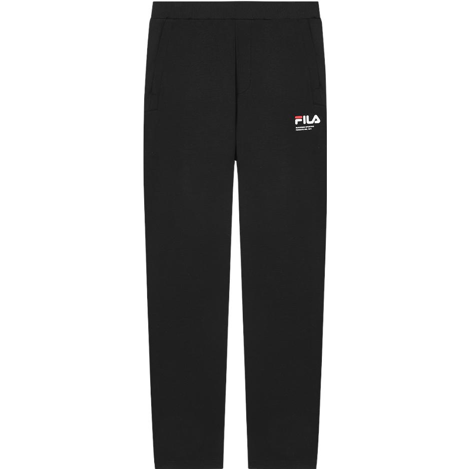 New FILA Knitted Sweatpants Men's Jet Black F11M338606FBK