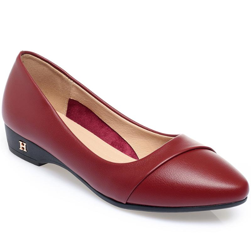 Women's Shoes Spring And Autumn New Wedge Soft Bottom Mom's Shoes Non-slip Black Work Shoes Fashion Outdoor Loafers Female