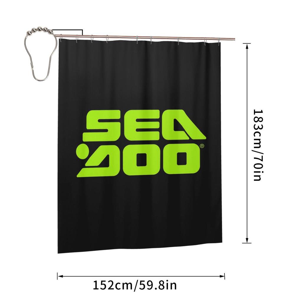 Sea Doo Team Rxt Brt Marine Shower Curtain Bathroom Polyester Waterproof Bath Curtains With Hooks