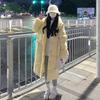 Womens Long Winter Coat Over-Knee Thick Puffer Cotton-Padded Outerwear Slim Fit Hoodless Stand Collar
