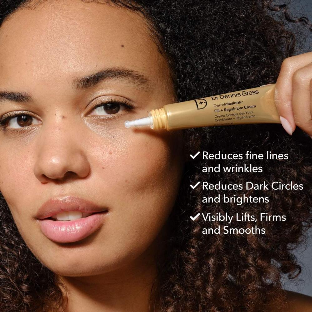 Dr. Dennis Gross Skincare Eye Cream Fill + Repair 0.5 Oz   15 Ml