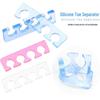 Silicone Toe Separators for Nail Art – Reusable Gel Polish Tool for Hands and Feet