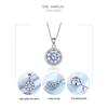 Umcho Leaf Blue přívěsek náhrdelník drahokam pro dívky dárek jemné šperky