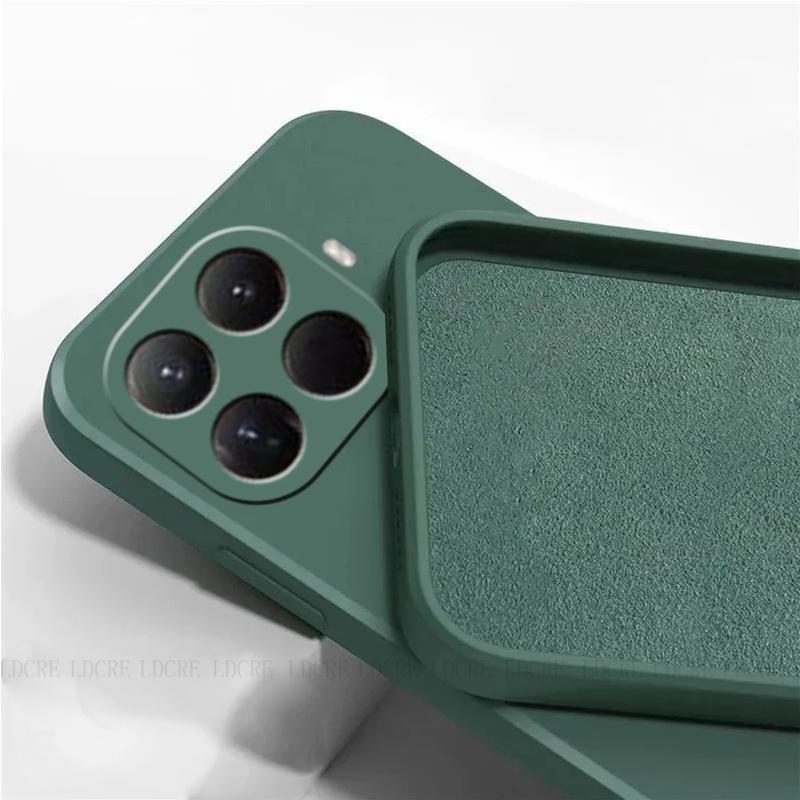 For Cover Xiaomi Mi 15T Pro Case Mi 15T Pro Capas Phone Bumper Armor Back Liquid Silicone Shockproof Soft TPU Fundas Xiaomi 15T