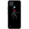 Para OPPO Realme C21Y Capa Série COOL Preto Capa de Silicone Macia para Cases de Telefone Realme C21 C25 C25s Protetora Realmi C 21 Y Capa