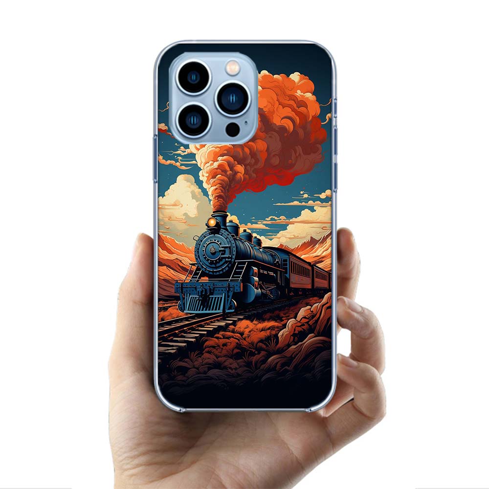 Steam Train Cases Phone Case For Iphone 17E 16E 17 Air 16 Pro Max 15 Pro 14 Plus 11 13 12 Mini Cover Cases Compatible with Suita