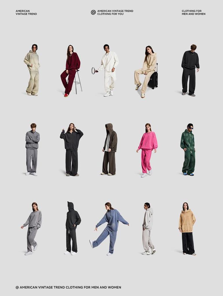 Unisex Trendy High Street Monkey Spray Paint Loose Hoodie – Autumn/Winter Plus Velvet Pullover