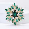 Women Glass Brooch Rhinestone Shining Boutique Decoration Badges Pins