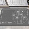 Non-Slip Bathroom Floor Mat - Absorbent, Dirt-Resistant Carpet for Doorway, Bedroom, Toilet