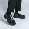 Fashion Business thick soled men's shoes Fashionable minimalist design style Outdoor leisure business party Wedding dress groom loafer