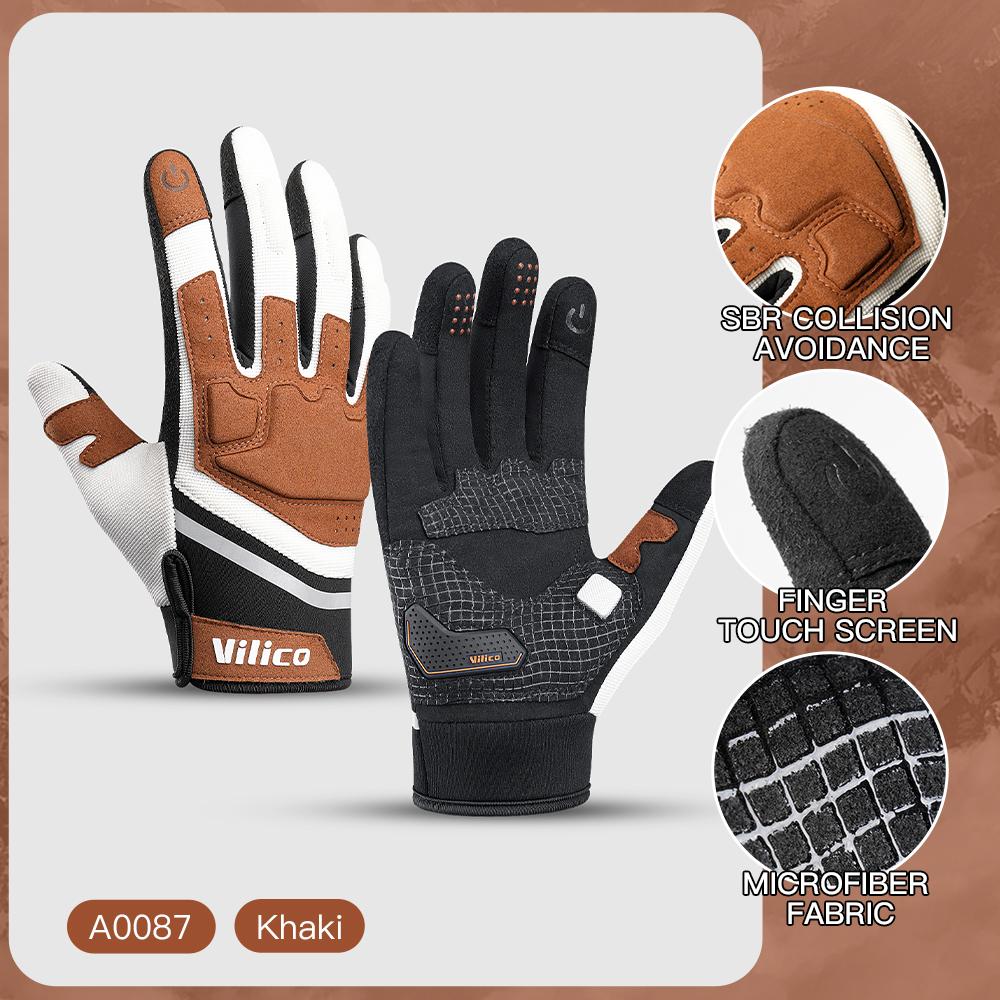 Professional Outdoor Cycling Wear-Resistant Microfiber Anti Slip Protection Multi Scene Universal Cycling Gloves