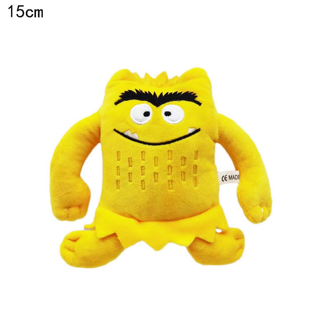 15cm The Color Monster Emotion Plush Toys Baby Appease Emotion Plushie Cute Stuffed Dolls Child Christmas Birthday Gift