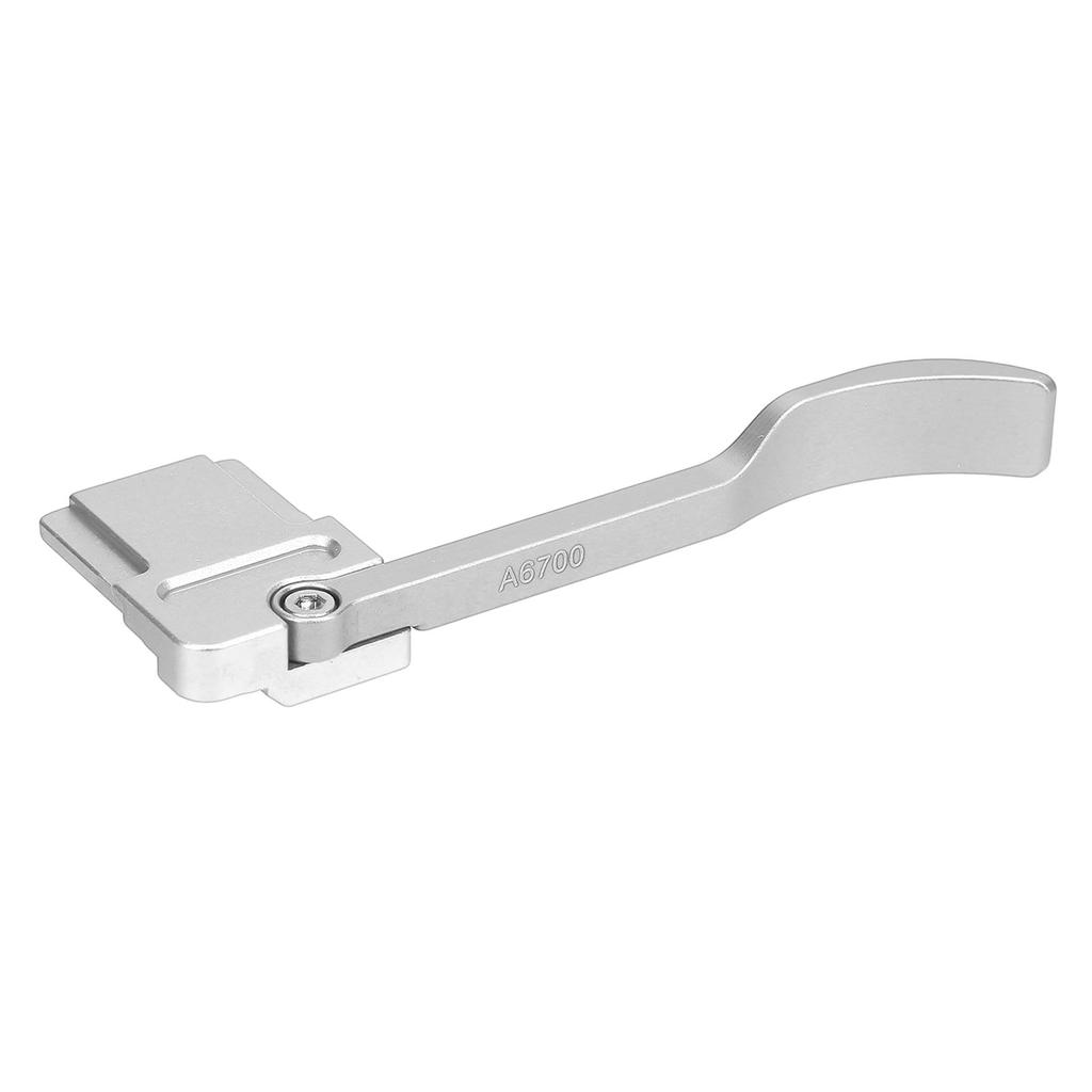 Camera Thumb Handle Foldable Aluminum Alloy Camera Hot Shoe Thumb Support for A6700 Grey
