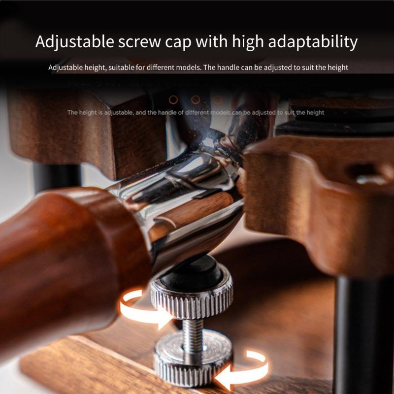 Praktický organizér na kávovar Stanice na pěchovadlo kávy Multifunkční pěchovací stanice Základna na kávu Nástroj na přípravu kávy