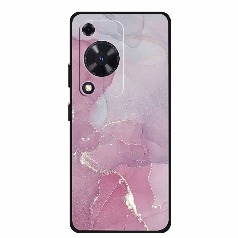 For Huawei nova Y72 Case Marble Soft Silicone TPU Phone Cases Back Cover For Huawei Enjoy 70 NovaY72 Painted Shockproof Coque