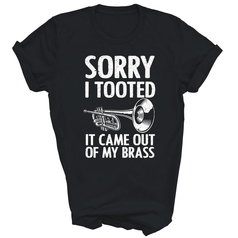 

Cool Trumpet Player Jazz Band Trombone Unisex Shirt Gift 2XL