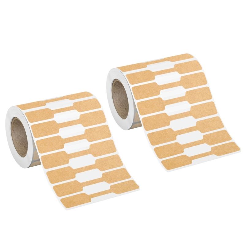 

Reusable Sticker Labels for Jewelry Display Adhesive Customizable Shape Price Marking Labels Craft Supplies коричневый