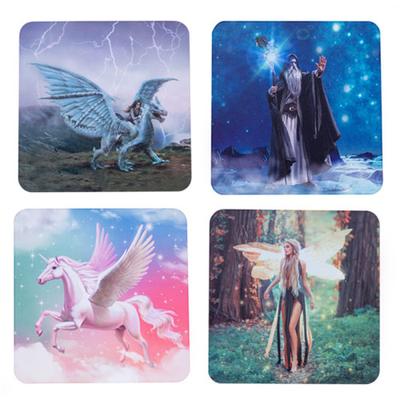 Coasters Set 4pk (10x10cm) (Mystical)