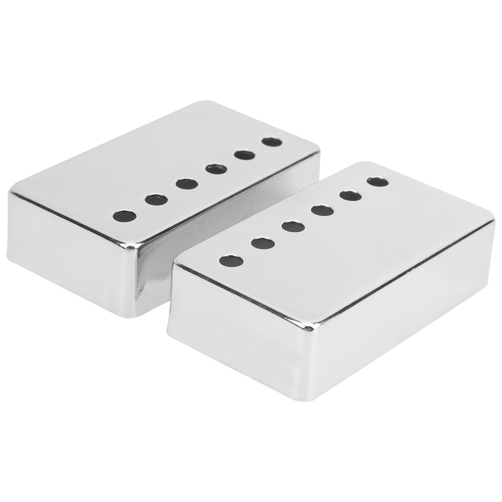 2Pcs Electric Guitar Pickup Nickel Cover 50mm and 52mm Musical Instrument Accessories