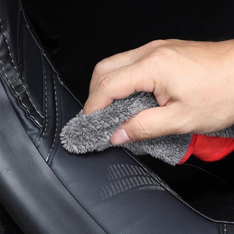 For Tesla Model Y Juniper Front Rear Door Sill Protection Pads Leather Threshold Bumper Strip Guards Anti-kick Pad Accessories